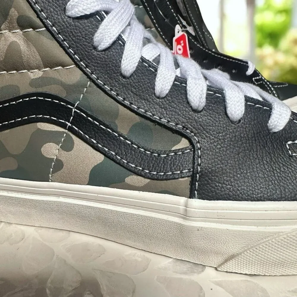 VANS Sk8-Hi Mixed Utility Camo Sneakers Men’s 5 Women’s 6.5 New in Box